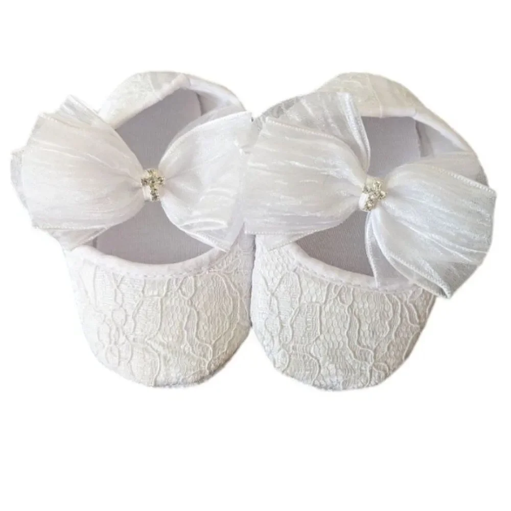 Nihao Baby Girl Baptism Shoes Size 9-12 Months